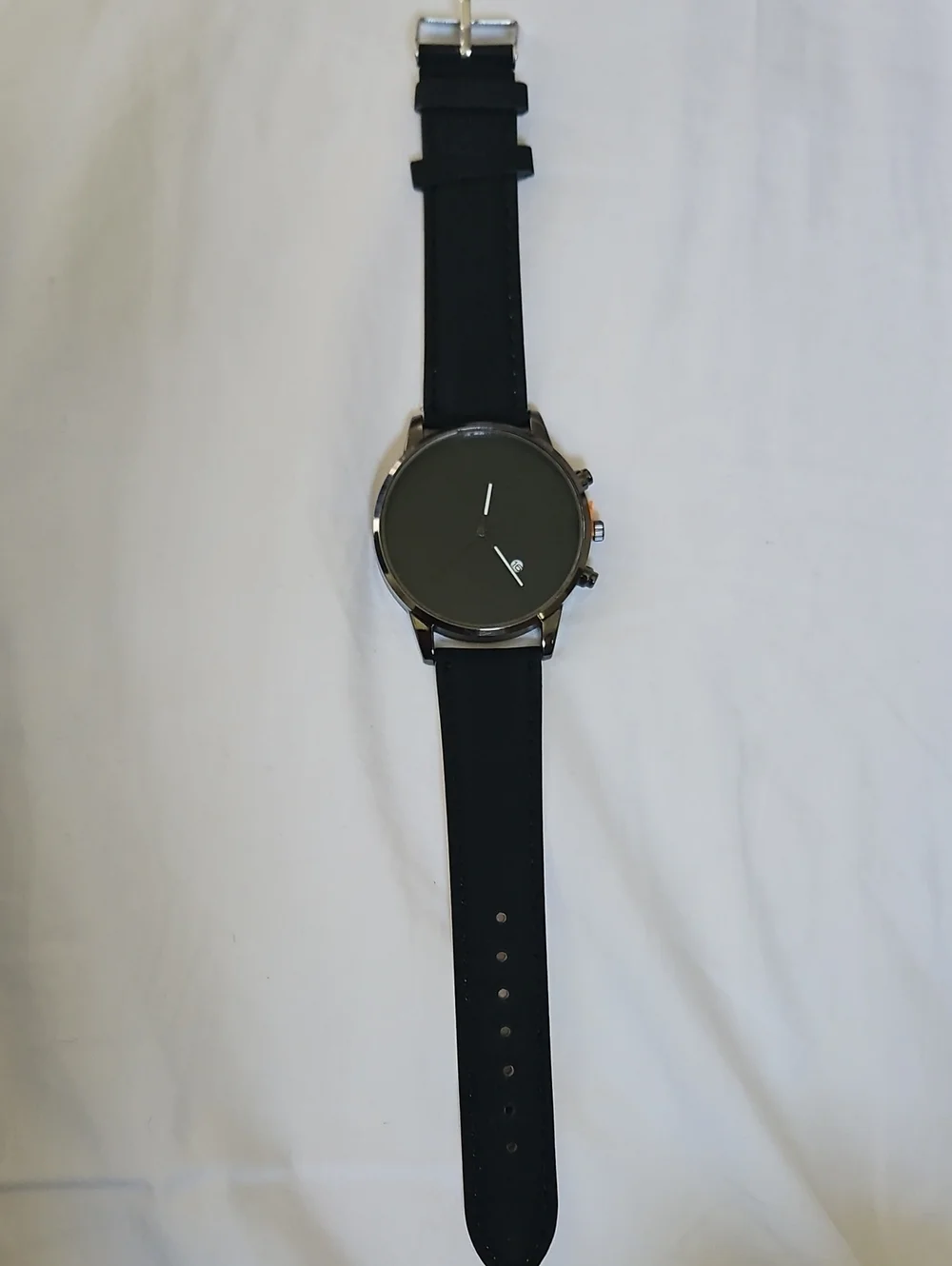 Minimalist Black Strap Watch